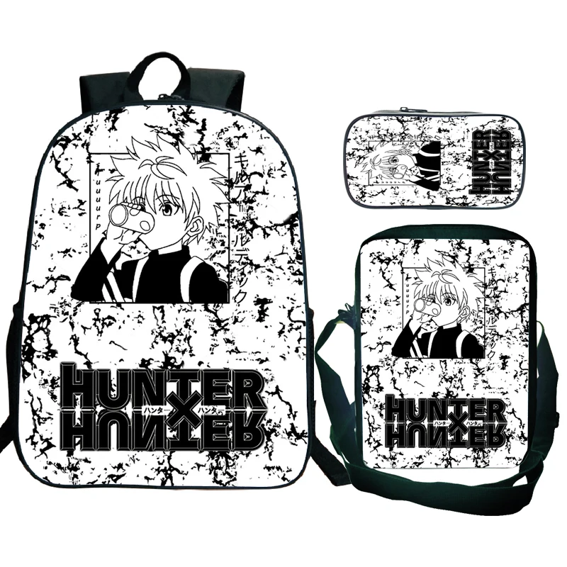 Школьный рюкзак Hunter X Hunter 3 шт./компл. для мальчиков и девочек, сумки через плечо с пеналом, подарки для детей и подростков
Школьный рюкзак Hunter X Hunter 3 шт./компл. для мальчиков и девочек, сумки через плечо с пеналом, подарки для детей и подростков