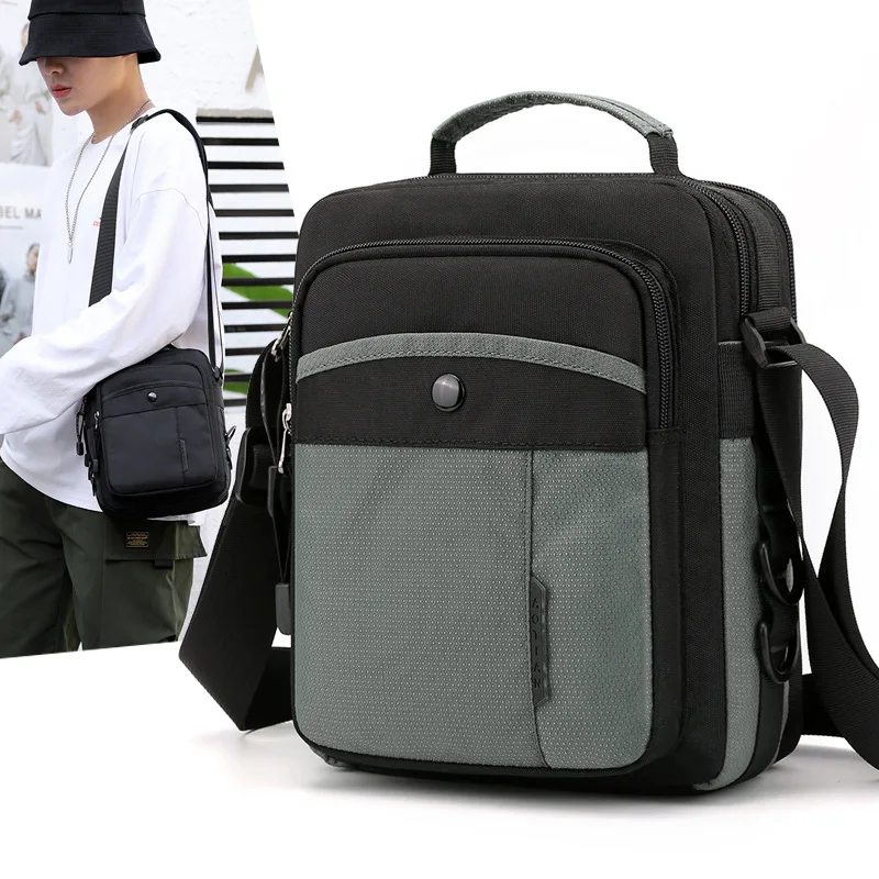 2021 New Summer New Men's Vertical Shoulder Messenger Bag Casual Waterproof Middle-Aged Men's Bag Travel Bag Briefcase luxury
2021 New Summer New Men's Vertical Shoulder Messenger Bag Casual Waterproof Middle-Aged Men's Bag Travel Bag Briefcase luxury