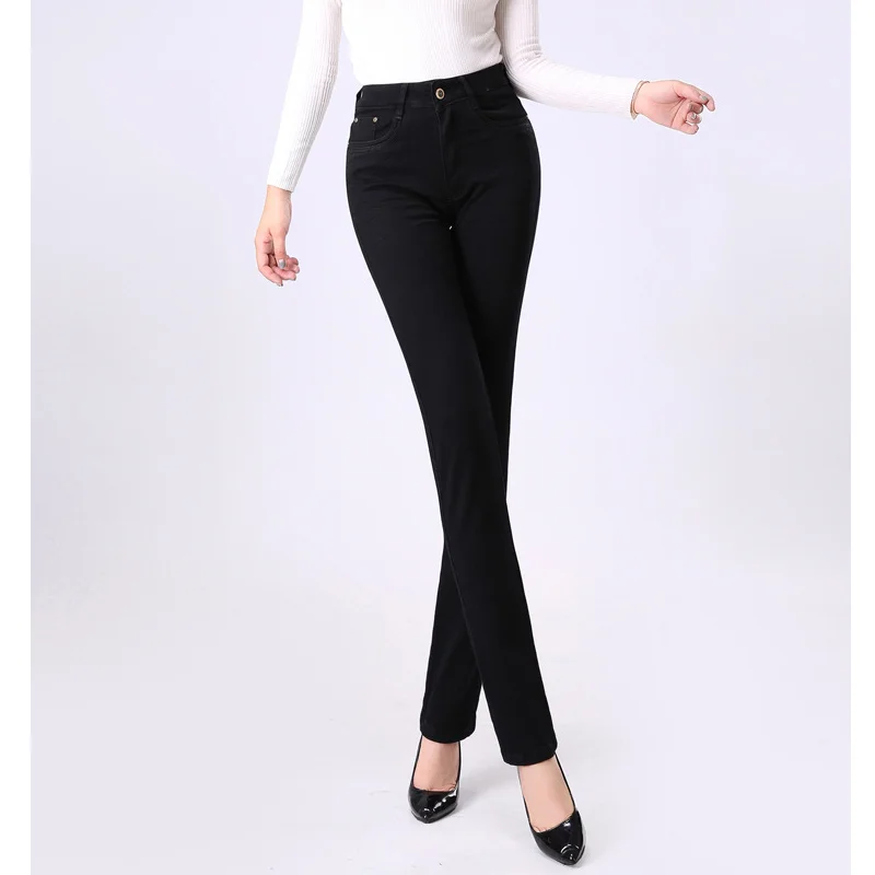 Autumn Winter Women Thicken Warm Jeans Fashion High Waist Casual Pencil Pants Large Size Slimming Female Elasticity Trousers
Autumn Winter Women Thicken Warm Jeans Fashion High Waist Casual Pencil Pants Large Size Slimming Female Elasticity Trousers