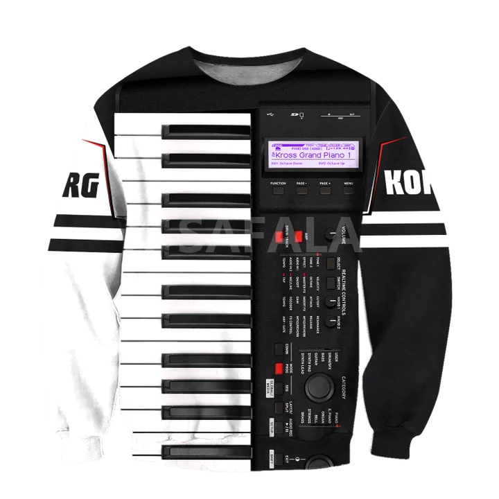 Piano Keyboard Music Musical instrument 3D Print Hoodie Man Women Harajuku Outwear Zipper Pullover Sweatshirt Casual Unisex-3
Piano Keyboard Music Musical instrument 3D Print Hoodie Man Women Harajuku Outwear Zipper Pullover Sweatshirt Casual Unisex-3