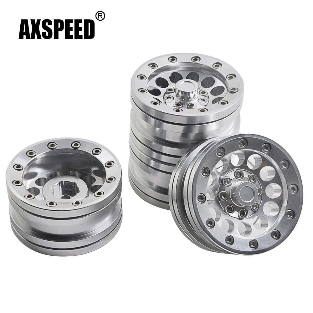 AXSPEED 4 шт. металлический сплав 1,9 дюйма Beadlock Колесные диски втулки 30 мм толщина для Axial SCX10 D90 TRX4 1/10 RC гусеничные автомобильные детали
AXSPEED 4 шт. металлический сплав 1,9 дюйма Beadlock Колесные диски втулки 30 мм толщина для Axial SCX10 D90 TRX4 1/10 RC гусеничные автомобильные детали