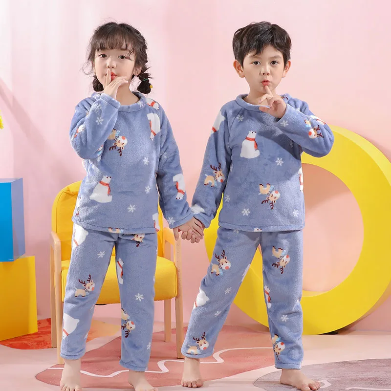 Universal Kids Pajamas Autumn Winter Girls Boy Sleepwear Nightwear Baby Clothes Cute Cartoon Pajama Set Warm Children's Homewear
Universal Kids Pajamas Autumn Winter Girls Boy Sleepwear Nightwear Baby Clothes Cute Cartoon Pajama Set Warm Children's Homewear