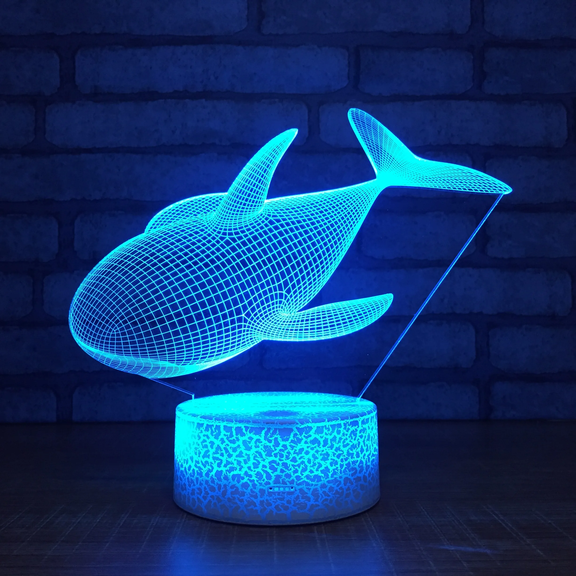 Multicolor Fish Acrylic 3D LED USB Lamp Bedroom Liveing Room Decor Night Light Bluetooth Speaker Lampara Lampe Kids Gift
Multicolor Fish Acrylic 3D LED USB Lamp Bedroom Liveing Room Decor Night Light Bluetooth Speaker Lampara Lampe Kids Gift