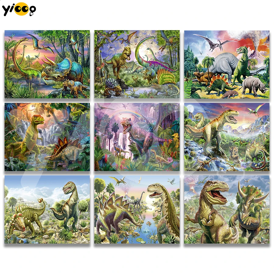 Full Square/Round Drill Diamond Painting Embroidery Era of dinosaurs Series Rhinestone Mosaic Cross Stitch Decor Gift TX96
Full Square/Round Drill Diamond Painting Embroidery Era of dinosaurs Series Rhinestone Mosaic Cross Stitch Decor Gift TX96