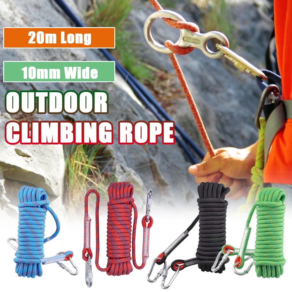Outdoor Climbing Rope 48 Strands With Carabiner Sewing Buckle 10mm Downhill Rope Aerial Work Anti-Fall Insurance Climbing Rope
Outdoor Climbing Rope 48 Strands With Carabiner Sewing Buckle 10mm Downhill Rope Aerial Work Anti-Fall Insurance Climbing Rope