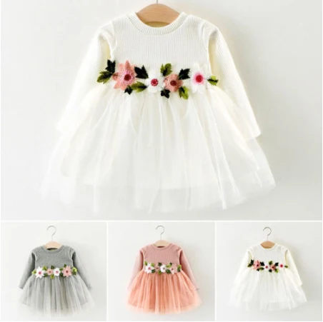 Cute Pretty Toddler Baby Girls Dress Flower Long Sleeve Lace Dress Princess Party Prom Tulle Dresses
Cute Pretty Toddler Baby Girls Dress Flower Long Sleeve Lace Dress Princess Party Prom Tulle Dresses