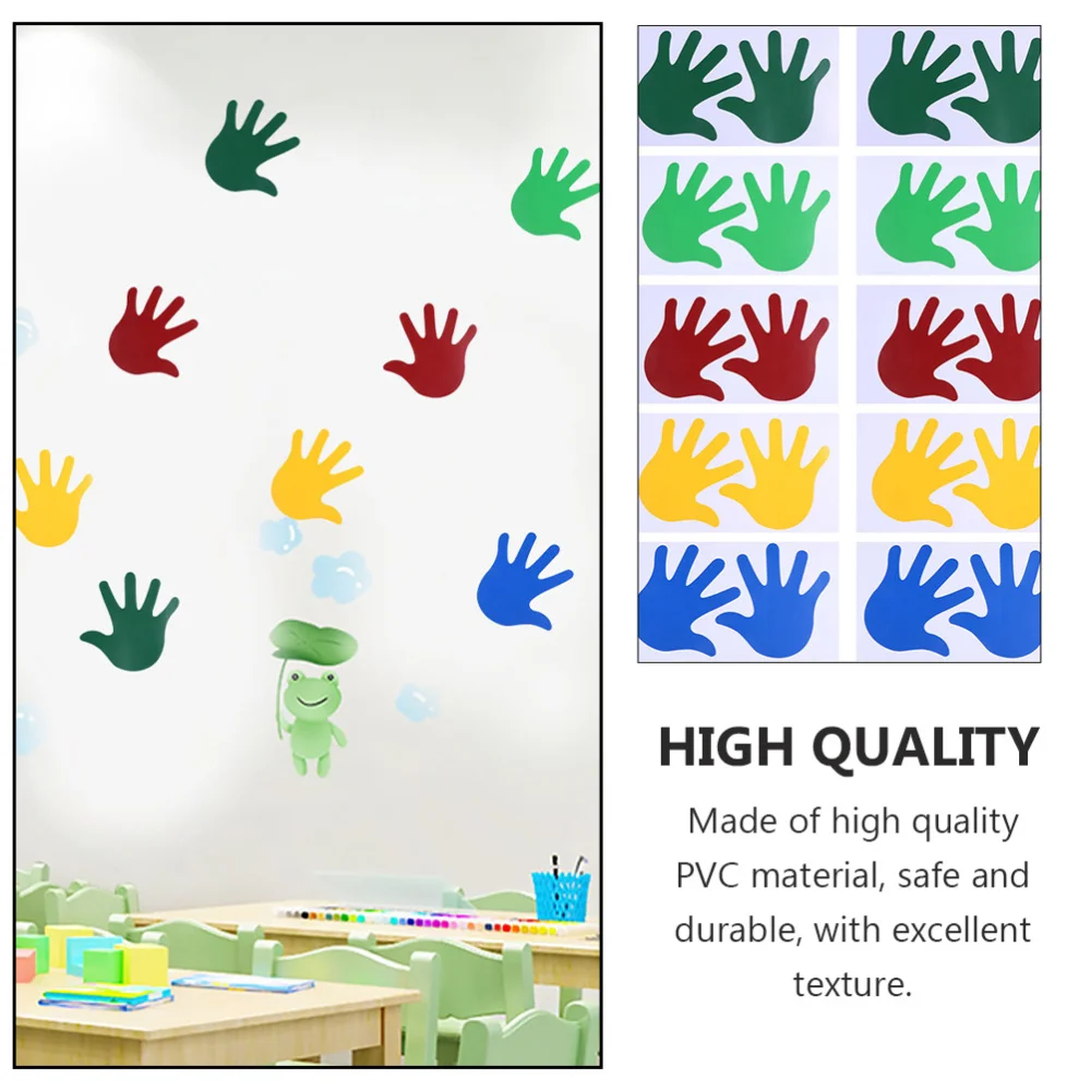 20 Pairs Kids Room Wall Sticker Creative Palm-shaped Wall Decal Home Adornment
20 Pairs Kids Room Wall Sticker Creative Palm-shaped Wall Decal Home Adornment