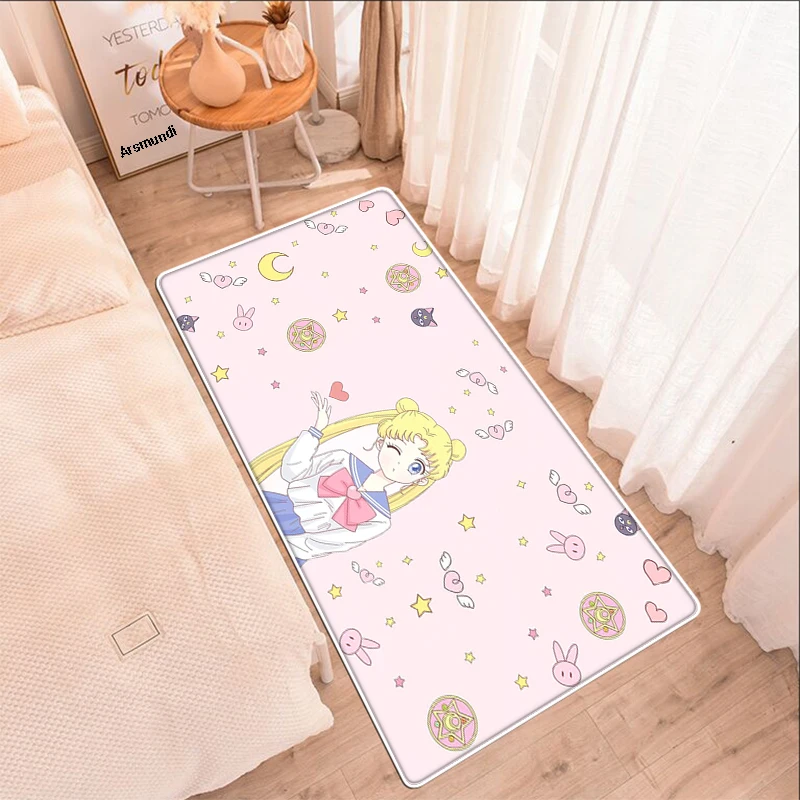 Kawaii Sailor Moon Kitchen Mat Home Entrance Doormat Bedroom Cartoon Pink Decoration Floor Mats Carpet Bathroom Hogar Long Rug
Kawaii Sailor Moon Kitchen Mat Home Entrance Doormat Bedroom Cartoon Pink Decoration Floor Mats Carpet Bathroom Hogar Long Rug