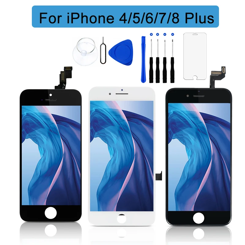 Дисплейный модуль для iPhone 5, 6, 6S, 7, 8 Plus, 5, 5C, 5S SE, закаленное стекло
Дисплейный модуль для iPhone 5, 6, 6S, 7, 8 Plus, 5, 5C, 5S SE, закаленное стекло