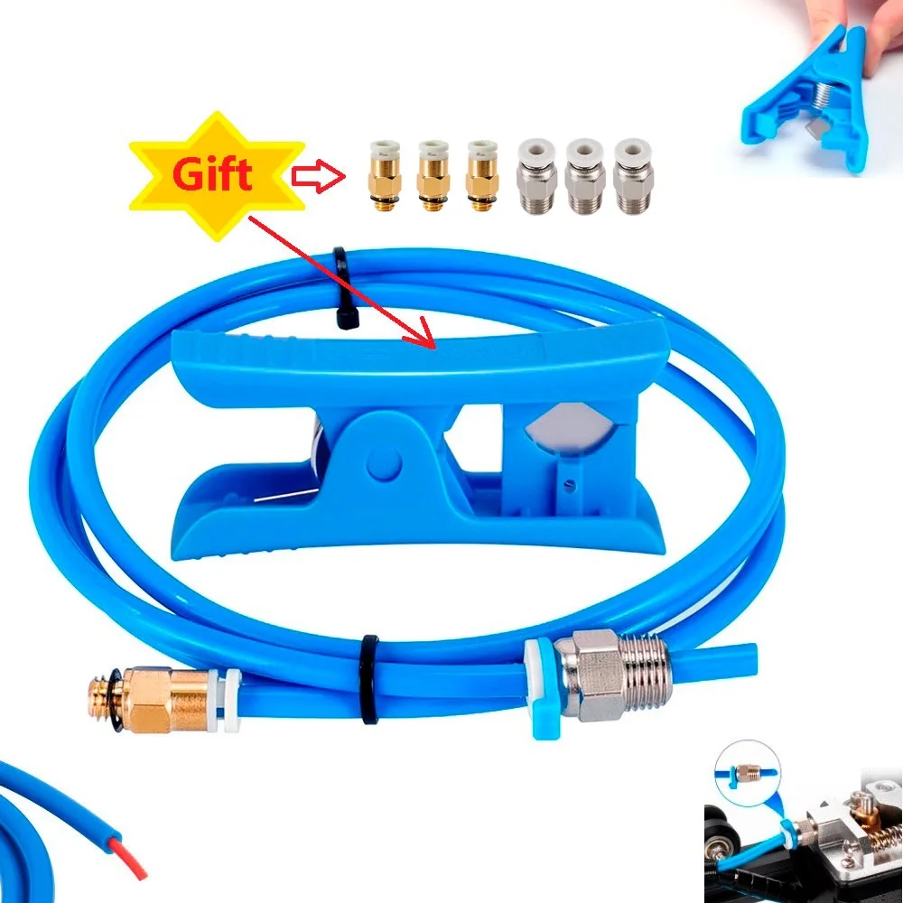 MEGA 3SETS/lot 1.5M PTFE Tube Kit KJH04-M6 JP4-01 Pneumatic Connector Pipe 2*4MM For 1.75mm Bowden Extruder 3D Printer Parts
MEGA 3SETS/lot 1.5M PTFE Tube Kit KJH04-M6 JP4-01 Pneumatic Connector Pipe 2*4MM For 1.75mm Bowden Extruder 3D Printer Parts