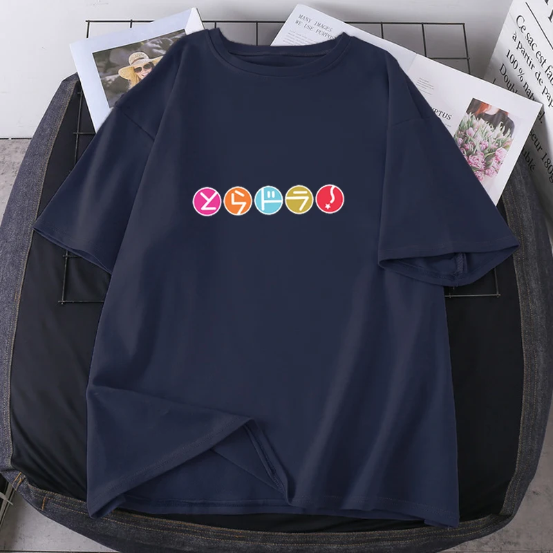 Toradora Anime Woman T-shirts Japan High Quality Fashion Tops Fashion Short Sleeve Tees O-neck K-pop Tops Casual Lady Clothing
Toradora Anime Woman T-shirts Japan High Quality Fashion Tops Fashion Short Sleeve Tees O-neck K-pop Tops Casual Lady Clothing