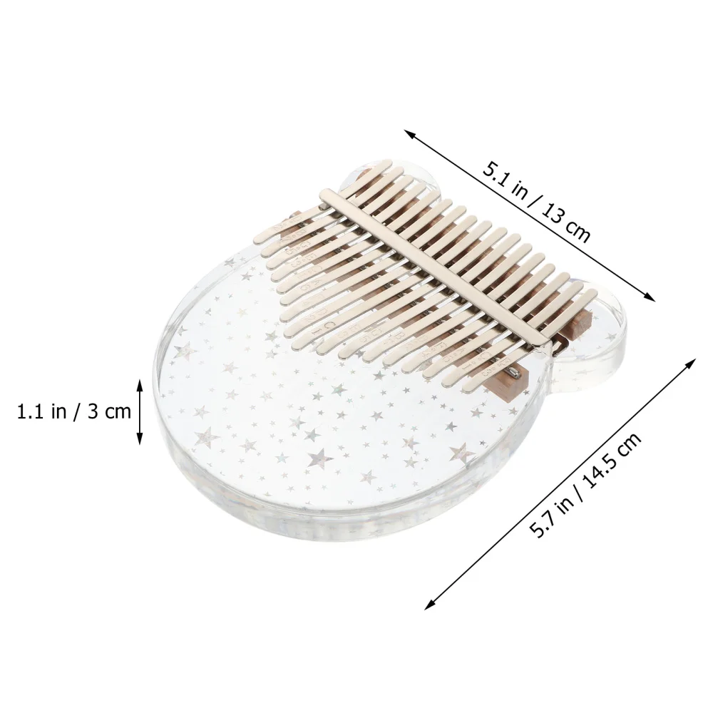 1 Set Kalimba Thumb Mini Piano Crystal Glass Finger Piano Musical Instrument
1 Set Kalimba Thumb Mini Piano Crystal Glass Finger Piano Musical Instrument