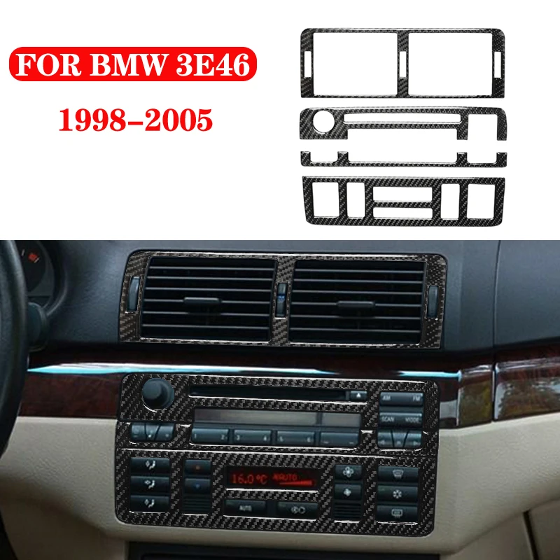 Real Carbon Fiber Steering Wheel Handle Bowl GPS Navigation Frame Center Console Trim For BMW 3E46 1998-2005 Interior Stickers
Real Carbon Fiber Steering Wheel Handle Bowl GPS Navigation Frame Center Console Trim For BMW 3E46 1998-2005 Interior Stickers
