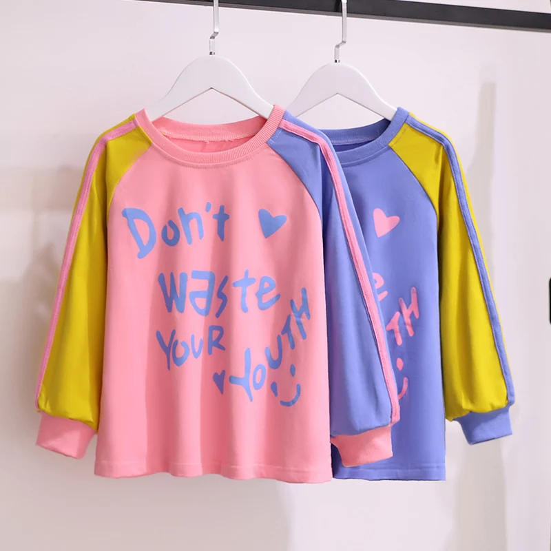 Spring & Autumn Baby Girls T-shirts for Teen Clothes Cotton Print Long Sleeve Kids Tops Leisure Children Clothing Vestidos
Spring & Autumn Baby Girls T-shirts for Teen Clothes Cotton Print Long Sleeve Kids Tops Leisure Children Clothing Vestidos