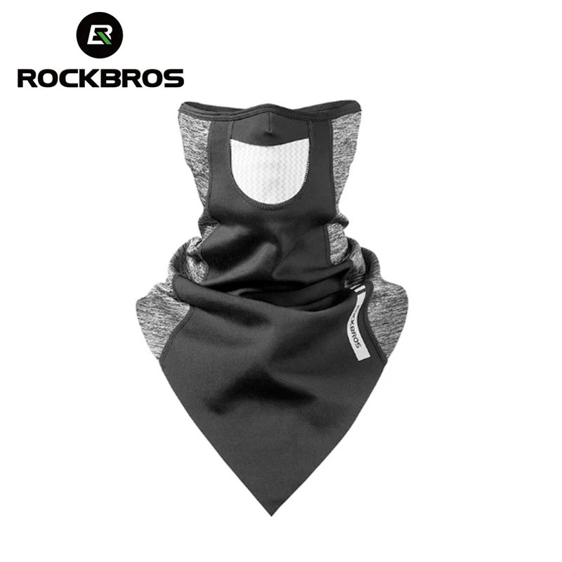 ROCKBROS шарф теплый флис термо дышащий Велоспорт Бег сноуборд Мотоцикл Лыжная маска