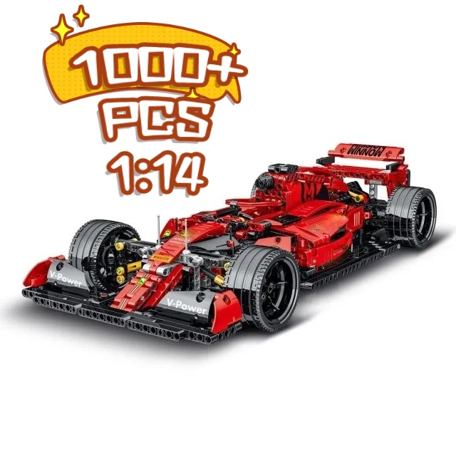 1000PCS+ F1 Racing Car Compatible with Famous Brand Building Block Toy SF90 Adult Professional Level C36 Plastic Brick Boy Gift
1000PCS+ F1 Racing Car Compatible with Famous Brand Building Block Toy SF90 Adult Professional Level C36 Plastic Brick Boy Gift