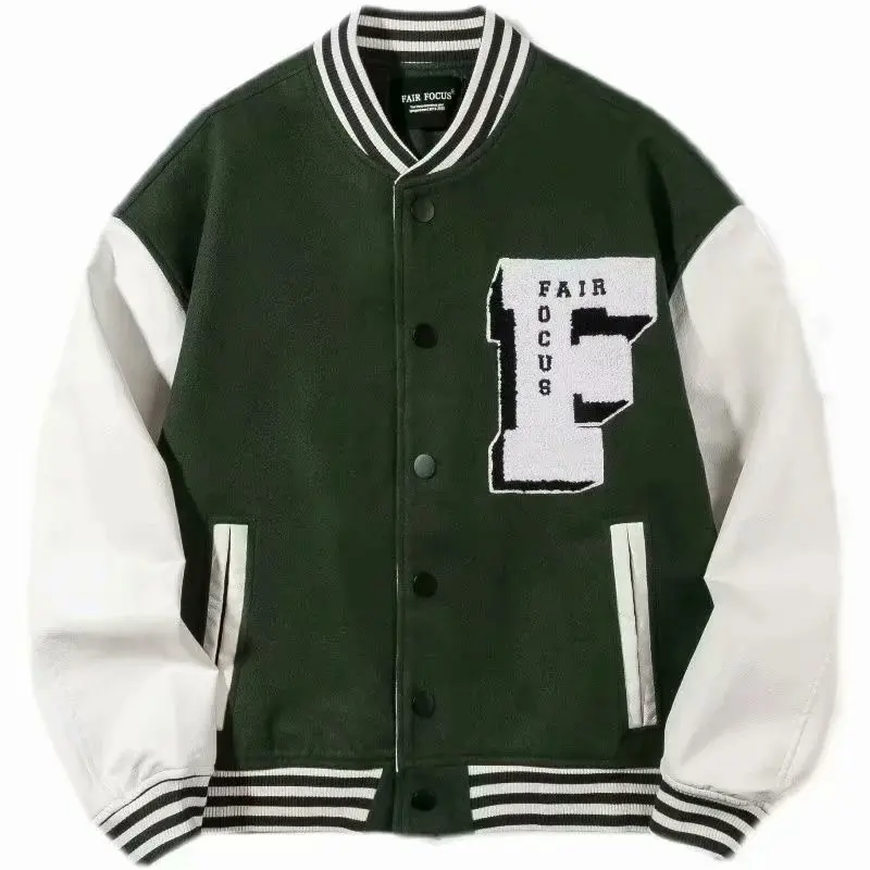 Hip Hop Letters Embroidery College Jackets Mens Patchwork Color Block Harajuku Bomber Varsity Jacket Baseball Coats Unisex 
Hip Hop Letters Embroidery College Jackets Mens Patchwork Color Block Harajuku Bomber Varsity Jacket Baseball Coats Unisex