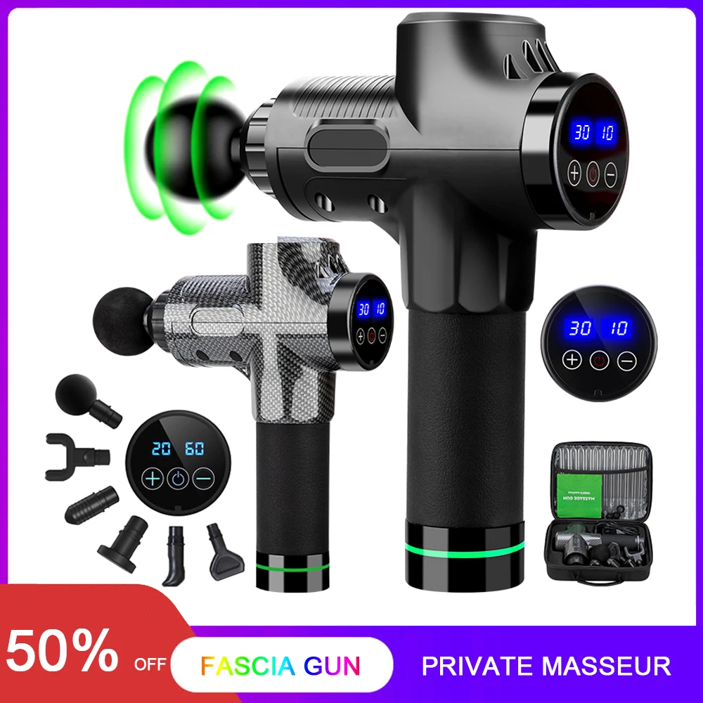 Deep Tissue Muscle Massage Gun Body Shoulder Back Neck Massager Exercising Athletes Relaxation Slimming Shaping Pain Relief
Deep Tissue Muscle Massage Gun Body Shoulder Back Neck Massager Exercising Athletes Relaxation Slimming Shaping Pain Relief