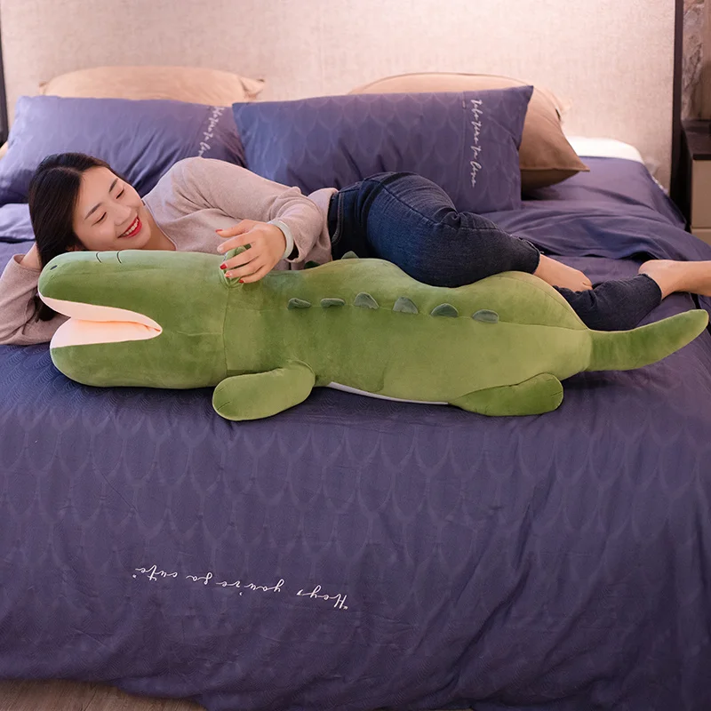 1pc 85-115cm cute crocodile plush pillow doll soft fur stuffed animal waist cushion kids playmate gift
1pc 85-115cm cute crocodile plush pillow doll soft fur stuffed animal waist cushion kids playmate gift