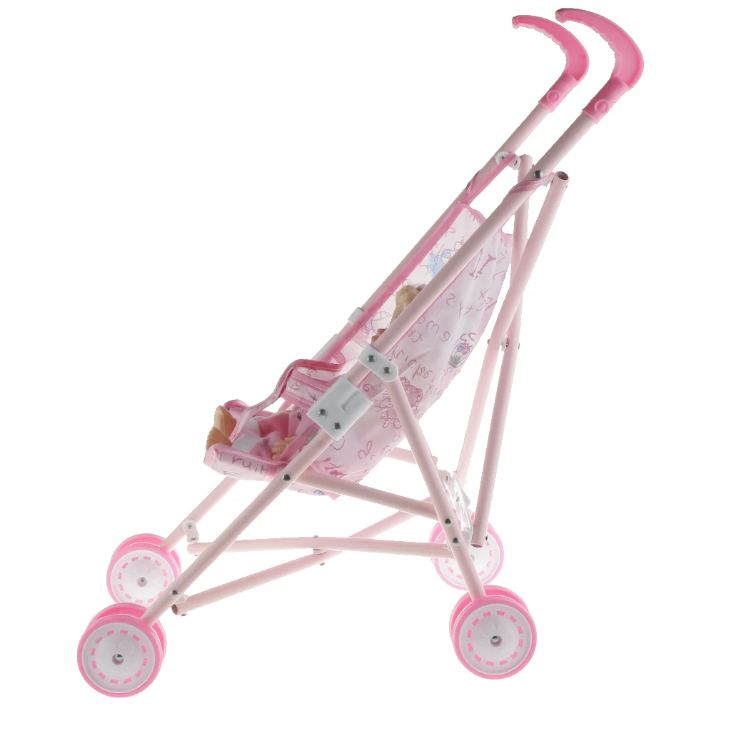 Mini Girl Doll with Stroller Pram Accessories Set Model Kids Pretend Toys #1
Mini Girl Doll with Stroller Pram Accessories Set Model Kids Pretend Toys #1