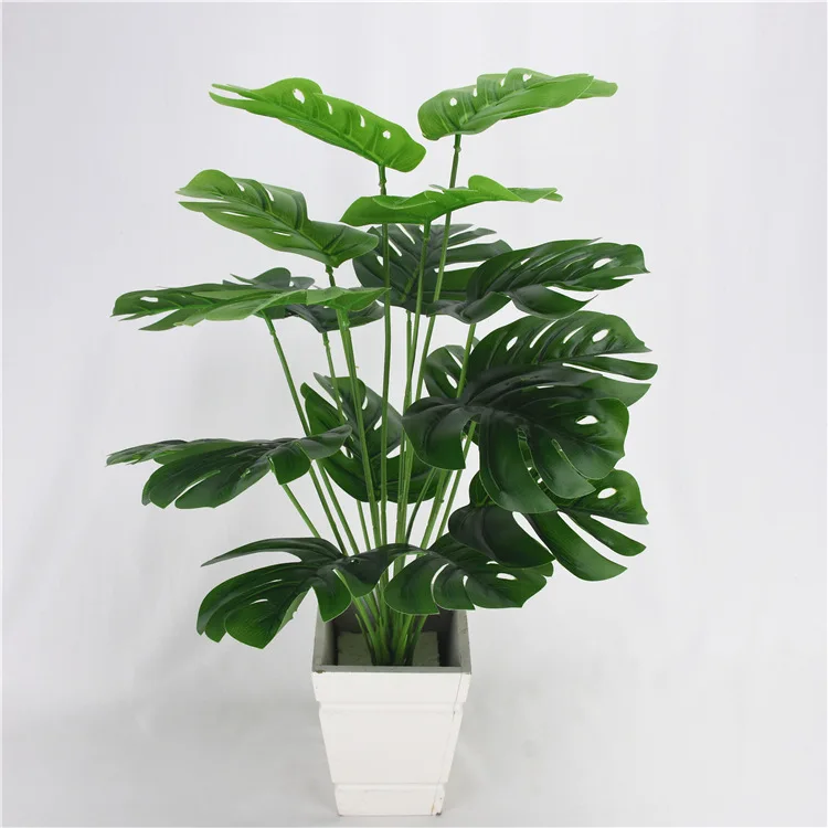 49cm 18Heads Artificial Green Monstera Leaves Bouquet Fake Leaves for Home Christmas Wedding Decoration Jugle Party Fake Plants
49cm 18Heads Artificial Green Monstera Leaves Bouquet Fake Leaves for Home Christmas Wedding Decoration Jugle Party Fake Plants
