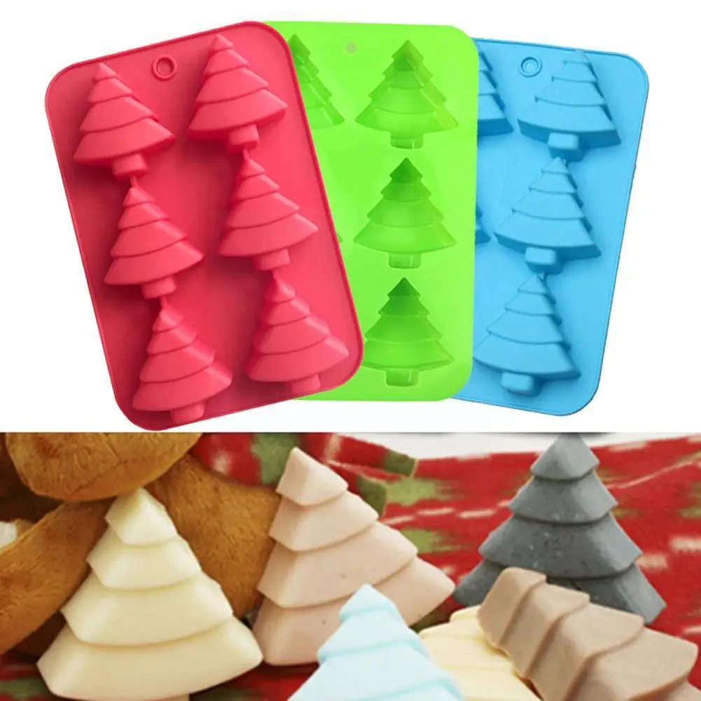 Silicone Christmas Tree Mold Chocolate Mould Cake Soap Wax Mold Mould Tray Jelly Baking Kitchen Accessories M4K0
Silicone Christmas Tree Mold Chocolate Mould Cake Soap Wax Mold Mould Tray Jelly Baking Kitchen Accessories M4K0