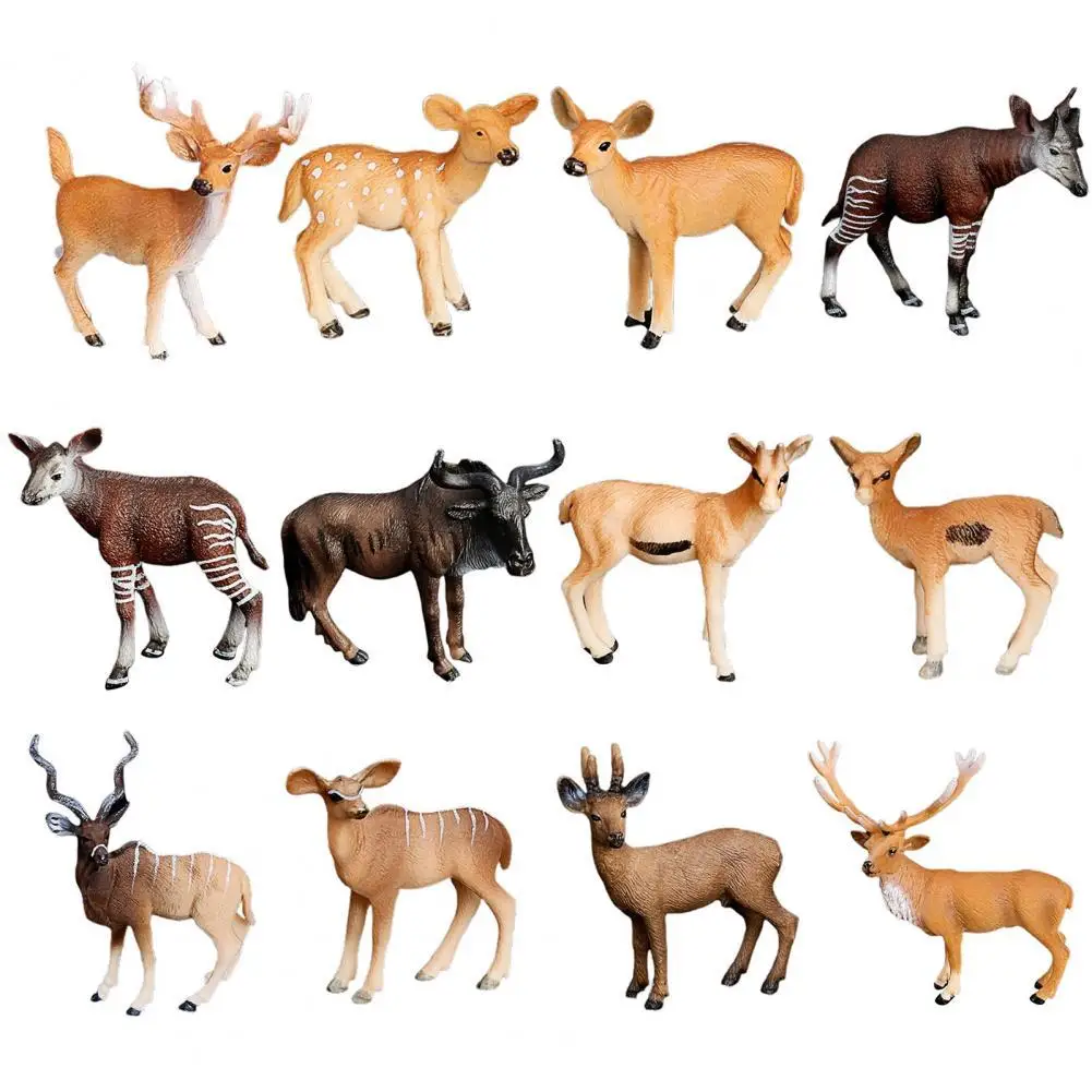 Simulation Wild Animal Deer Model Antelope Table Decor Kids Toy Collection Gift 
Simulation Wild Animal Deer Model Antelope Table Decor Kids Toy Collection Gift