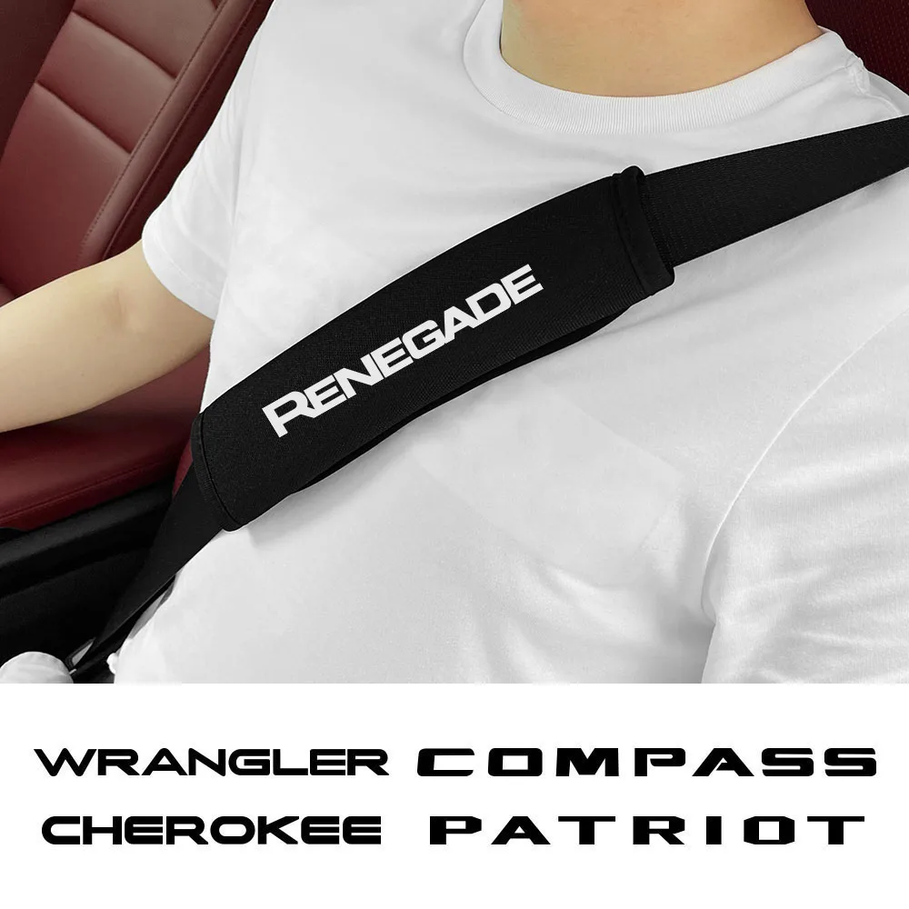 Накладка для ремня безопасности автомобиля Pad Jeep RENEGADE PATRIOT WRANGLER COMMANDER CHEROKEE COMPASS