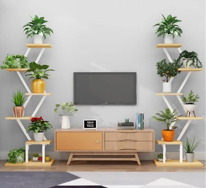 Lvluo flower shelf indoor living room balcony iron trapezoidal flower pot shelf multi floor hanging basket multi meat shelf
Lvluo flower shelf indoor living room balcony iron trapezoidal flower pot shelf multi floor hanging basket multi meat shelf