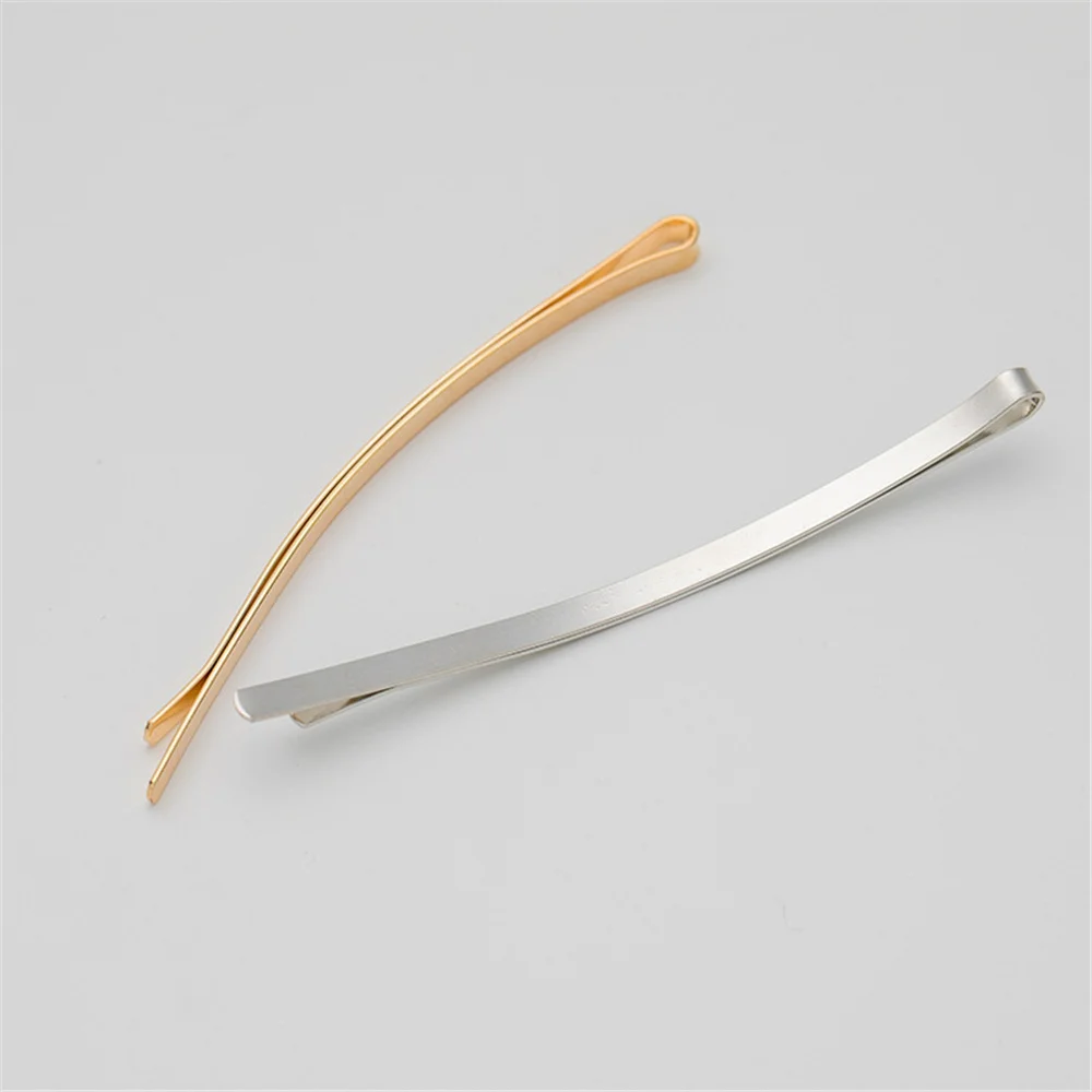 8 cm Gold Silver Thin Long Metal Barrettes Snap Hair Clips Simple Practical Hairpins Bangs Side Clips Hair Styling Accessories
8 cm Gold Silver Thin Long Metal Barrettes Snap Hair Clips Simple Practical Hairpins Bangs Side Clips Hair Styling Accessories