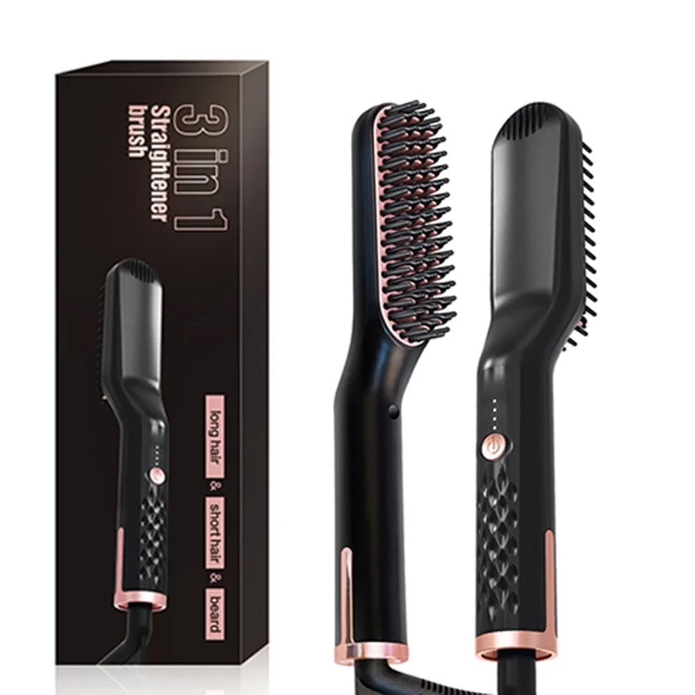 Men Beard Straightener Hair Straightening Iron Comb Smoothing Brush Hot Heating Comb Smoothing Iron Beard Straightener Brush
Men Beard Straightener Hair Straightening Iron Comb Smoothing Brush Hot Heating Comb Smoothing Iron Beard Straightener Brush
