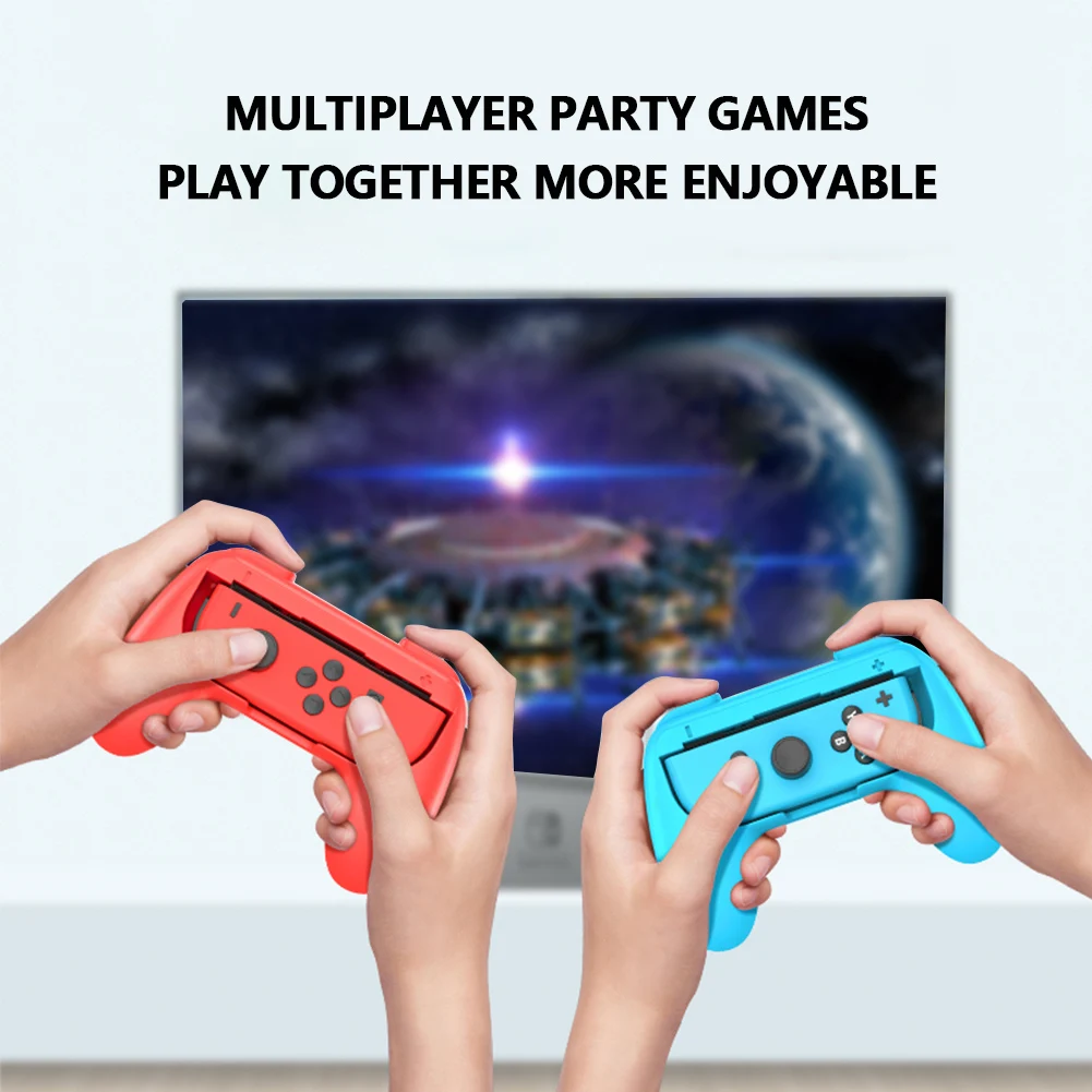 2 Pcs Game Joy-con Handle Grip Gaming Console Stand Comfortable Controller Holder for Nintendo Switch Dual Double Players Game
2 Pcs Game Joy-con Handle Grip Gaming Console Stand Comfortable Controller Holder for Nintendo Switch Dual Double Players Game
