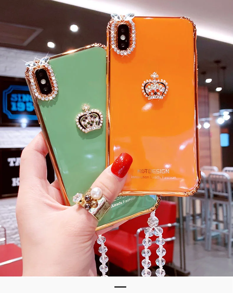 Rhinestone Crown Iphone11 Mobile Shell Luxury Style Queen Fashion Exclusive Rhinestone Flash Diamond Soft Shell Anti-Fall
Rhinestone Crown Iphone11 Mobile Shell Luxury Style Queen Fashion Exclusive Rhinestone Flash Diamond Soft Shell Anti-Fall
