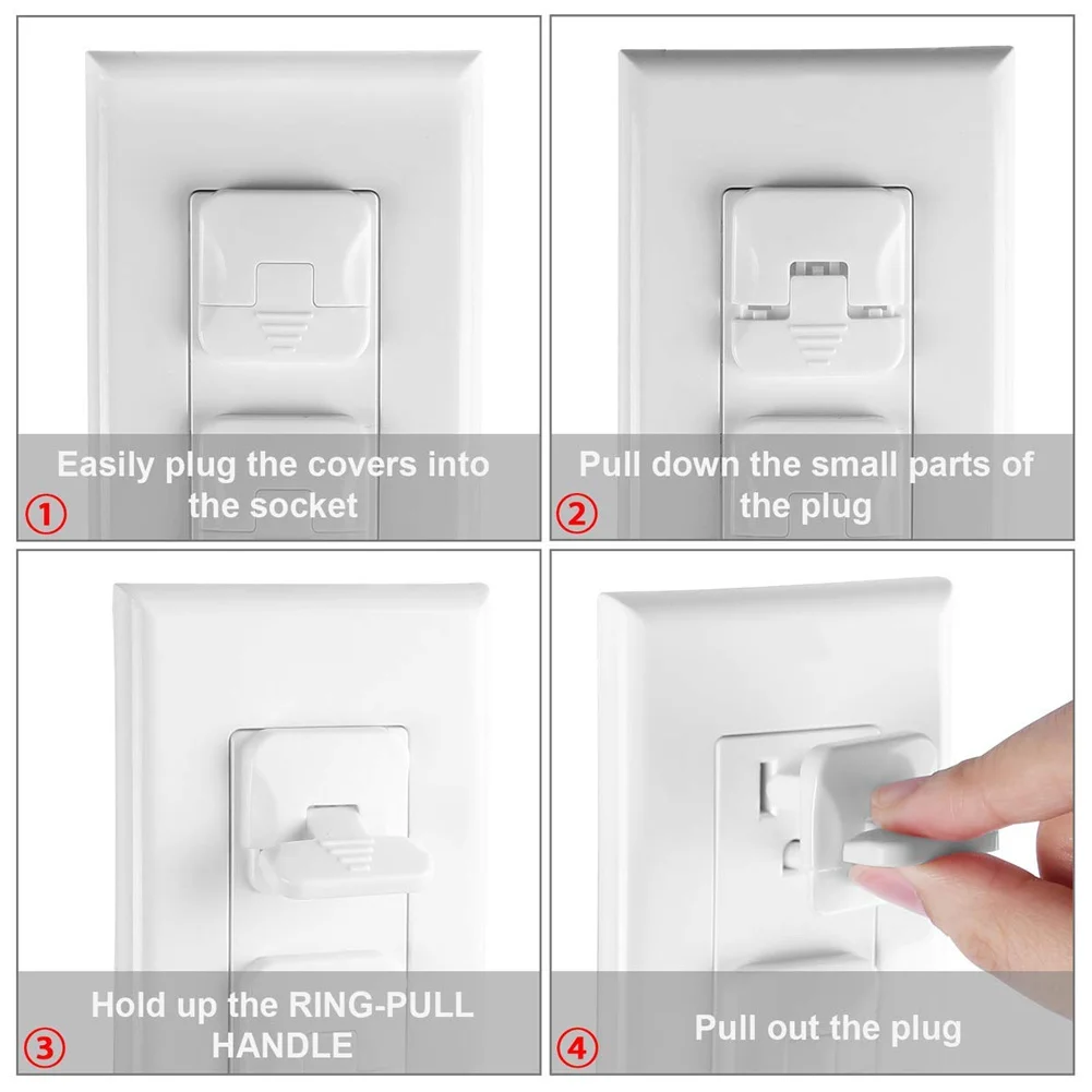 Baby Proofing Outlet Cover Safe Socket Protective Cover Set Prevent from Accidental Shock Hazard H-best
Baby Proofing Outlet Cover Safe Socket Protective Cover Set Prevent from Accidental Shock Hazard H-best