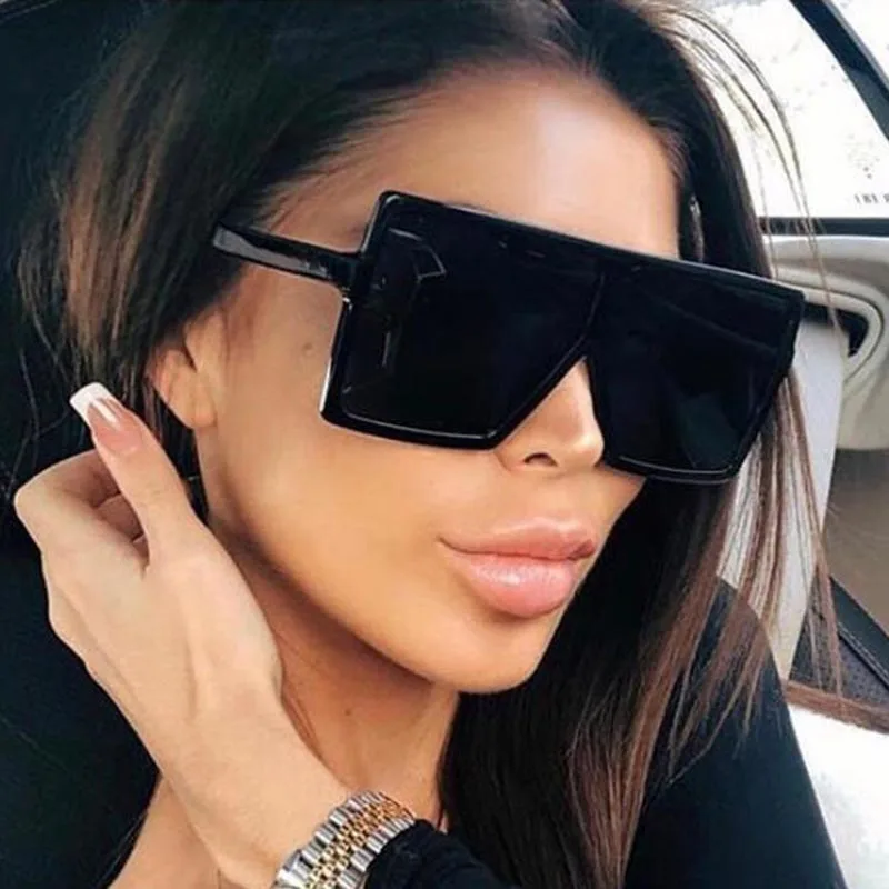 Oversized Shades Women Sunglasses Black Fashion Square Glasses Big Frame Vintage Retro Glasses Female Unisex Oculos Feminino
Oversized Shades Women Sunglasses Black Fashion Square Glasses Big Frame Vintage Retro Glasses Female Unisex Oculos Feminino