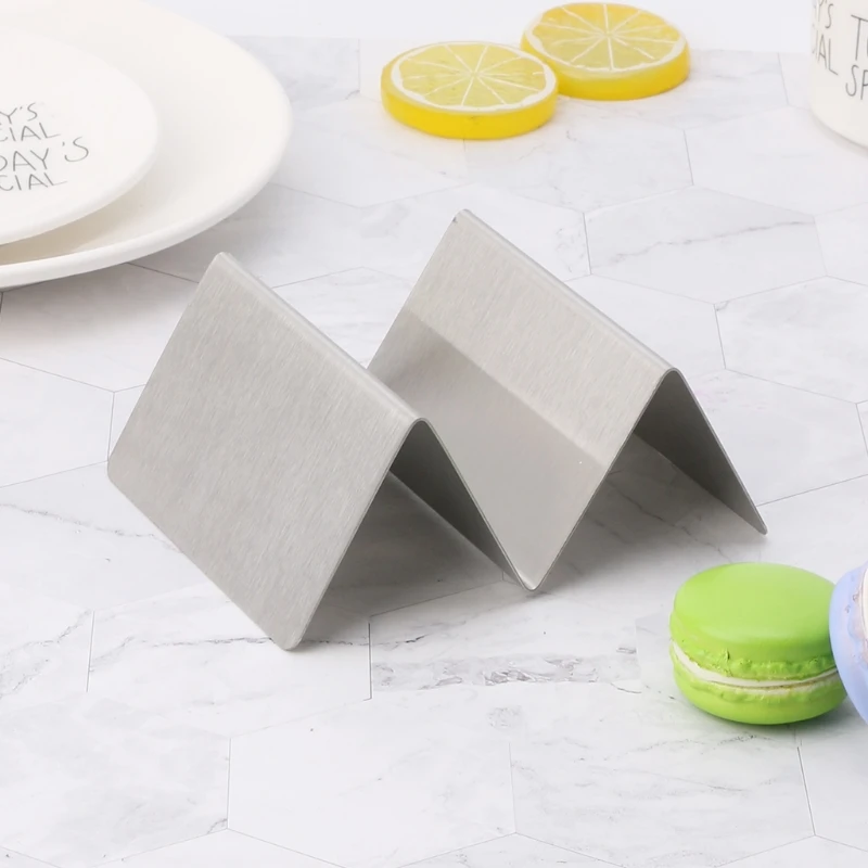 B0KB Wave Shape Stainless Steel Taco Holders Food Rack 2-4 Hard Shells Stand
B0KB Wave Shape Stainless Steel Taco Holders Food Rack 2-4 Hard Shells Stand