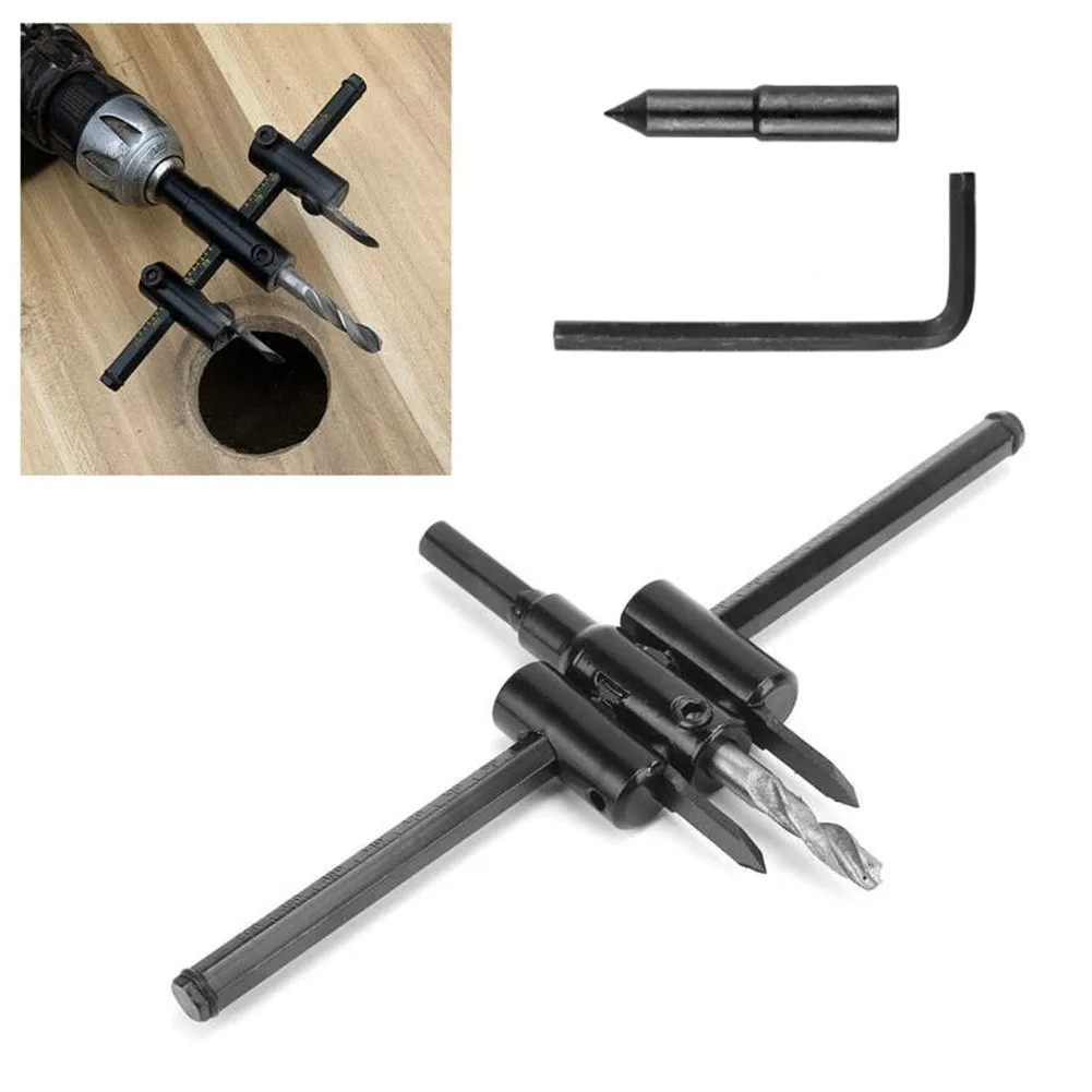 30-200mm Adjustable Wood Hole Saw Circle Cutter Wood Drywall Drill Bit Heavy Duty Set Aircraft Type Woodworking Diy Tools
30-200mm Adjustable Wood Hole Saw Circle Cutter Wood Drywall Drill Bit Heavy Duty Set Aircraft Type Woodworking Diy Tools