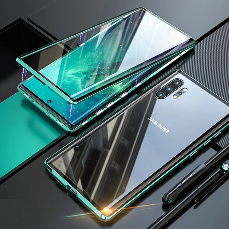 360° Protect Magnetic Adsorption Metal Double-layered Glass Phone Case For Xiaomi Redmi Note 9i 9S 9T 9A 9 Power Pro Max Cover
360° Protect Magnetic Adsorption Metal Double-layered Glass Phone Case For Xiaomi Redmi Note 9i 9S 9T 9A 9 Power Pro Max Cover