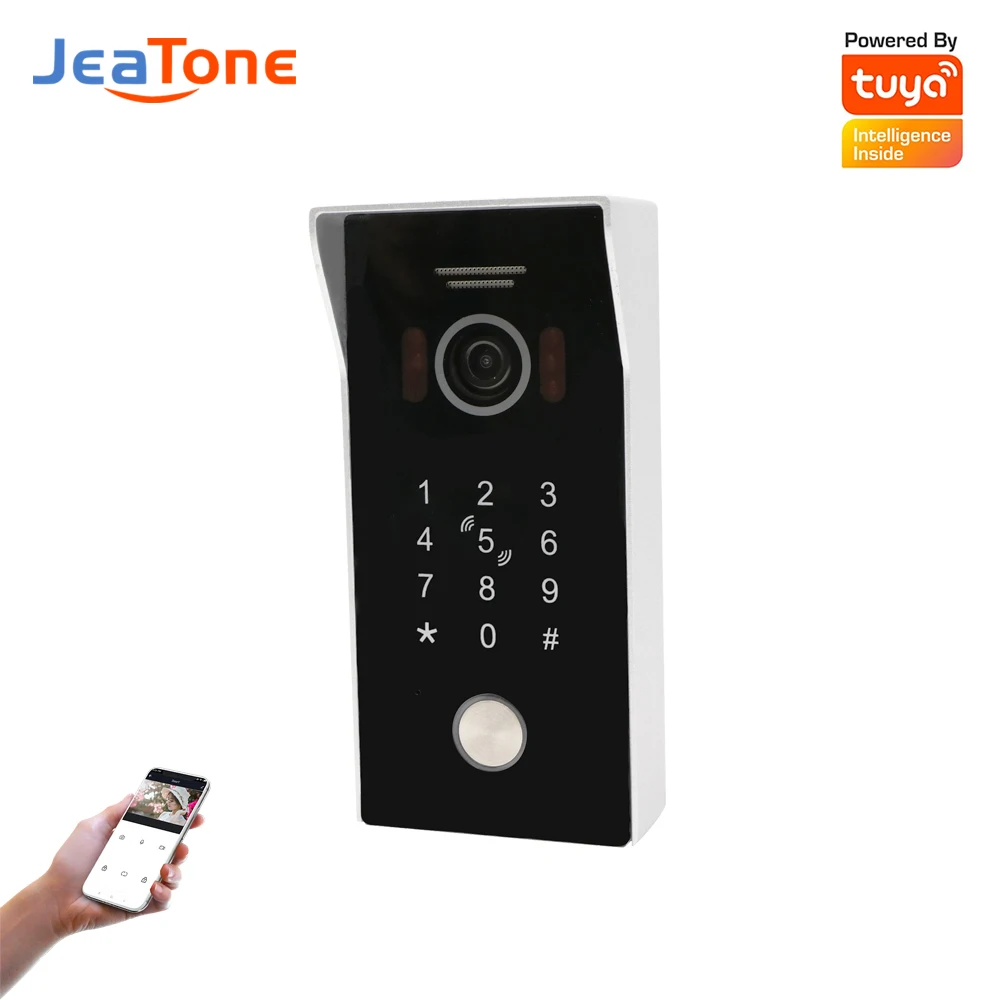 

Jeatone 960P Video Intercom DHCP Smart WiFi Video Doorbell With Unlock Function Tuya 960P Waterproof Smart Doorphone 83225EPC