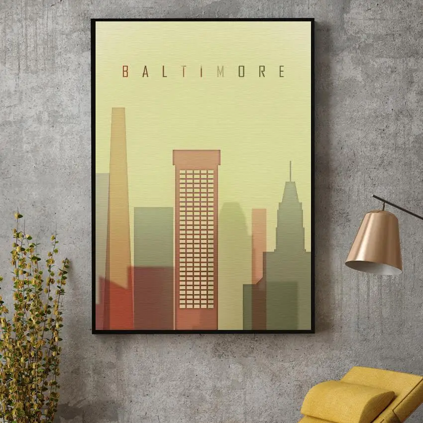 Baltimore Maryland Skyline Canvas Print Wall Art Poster Picture Modern Bedroom Living Room Decoration No Frame
Baltimore Maryland Skyline Canvas Print Wall Art Poster Picture Modern Bedroom Living Room Decoration No Frame