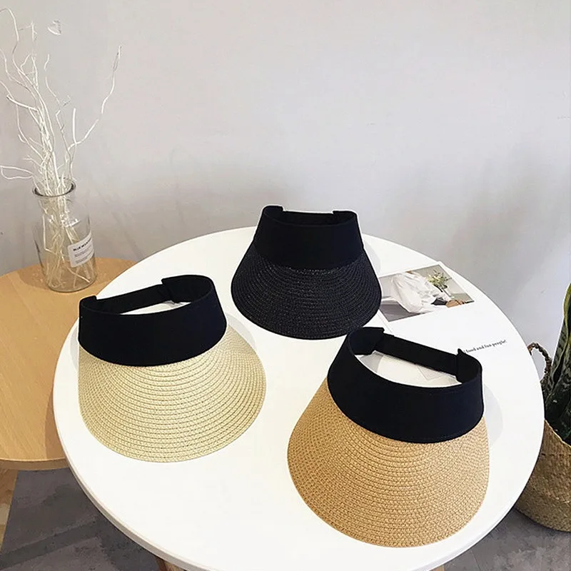 Women Straw Beach hat sun hat Hat Empty Top Women's Summer Hat Sun Protection Outdoor Sports Fishing Beach Chapeau Panama 2021
Women Straw Beach hat sun hat Hat Empty Top Women's Summer Hat Sun Protection Outdoor Sports Fishing Beach Chapeau Panama 2021