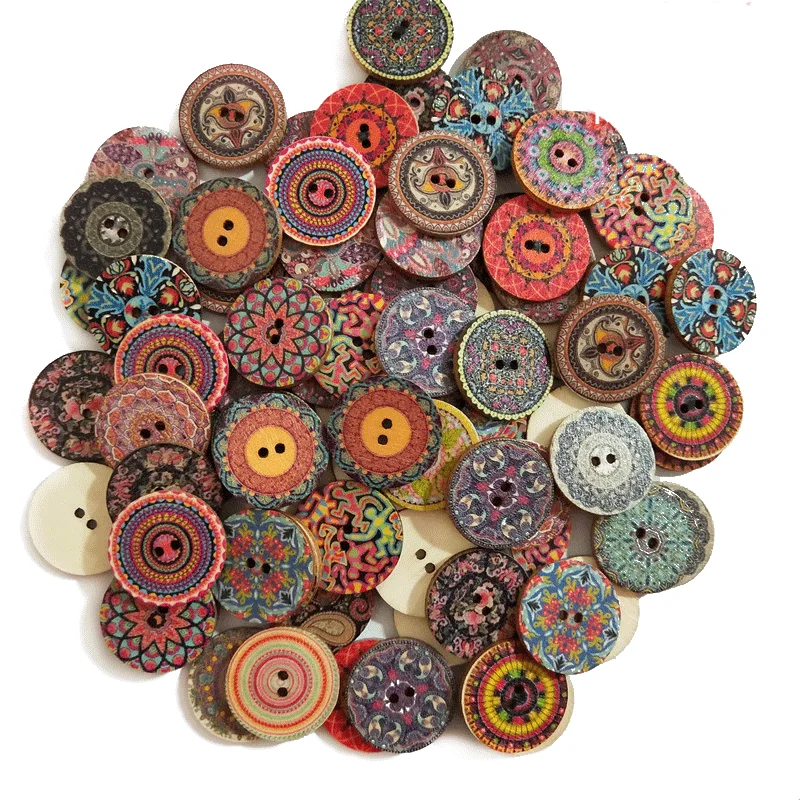15-25mm 2 Holes 50pcs Retro Wooden Buttons Handwork Sewing Scrapbook Clothing Button Accessories Gift Card Decor DIY Crafts 
15-25mm 2 Holes 50pcs Retro Wooden Buttons Handwork Sewing Scrapbook Clothing Button Accessories Gift Card Decor DIY Crafts