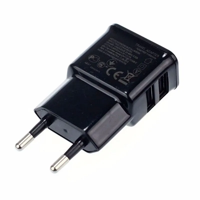 Зарядное устройство с 2 USB-портами и кабелем для передачи данных | Мобильные