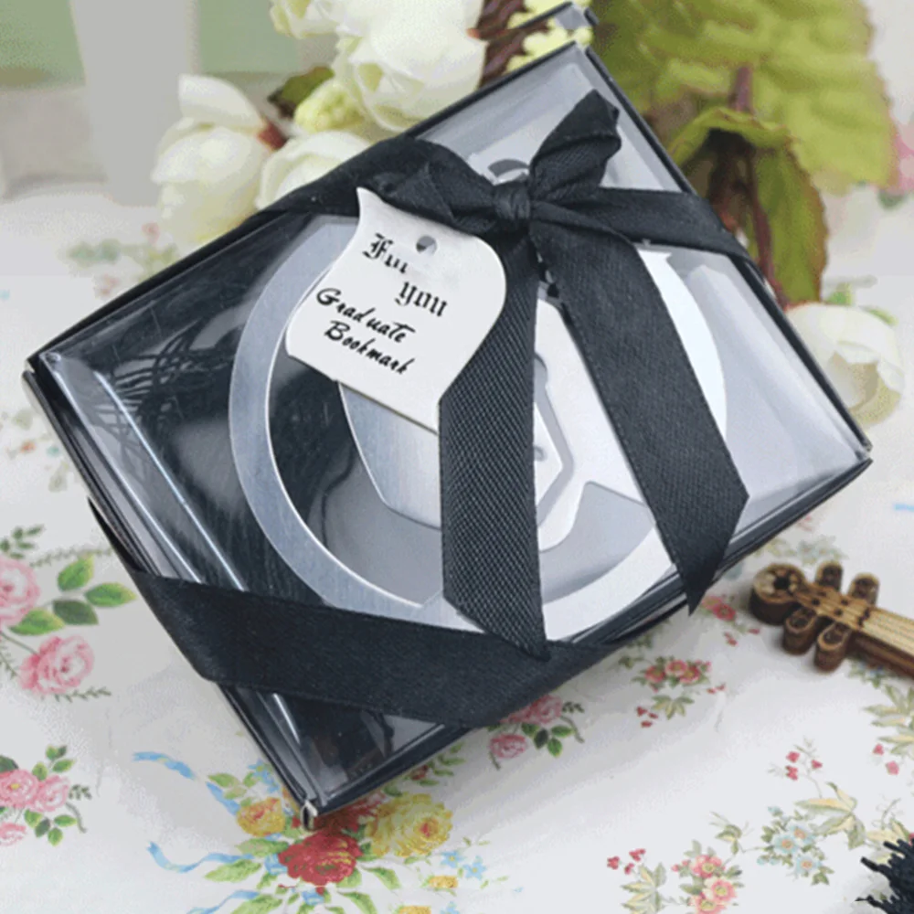 6Pcs Stainless Steel Page Marker Doctoral Cap Shaped with Black Tassel Graduation Gifts (Silver)
6Pcs Stainless Steel Page Marker Doctoral Cap Shaped with Black Tassel Graduation Gifts (Silver)