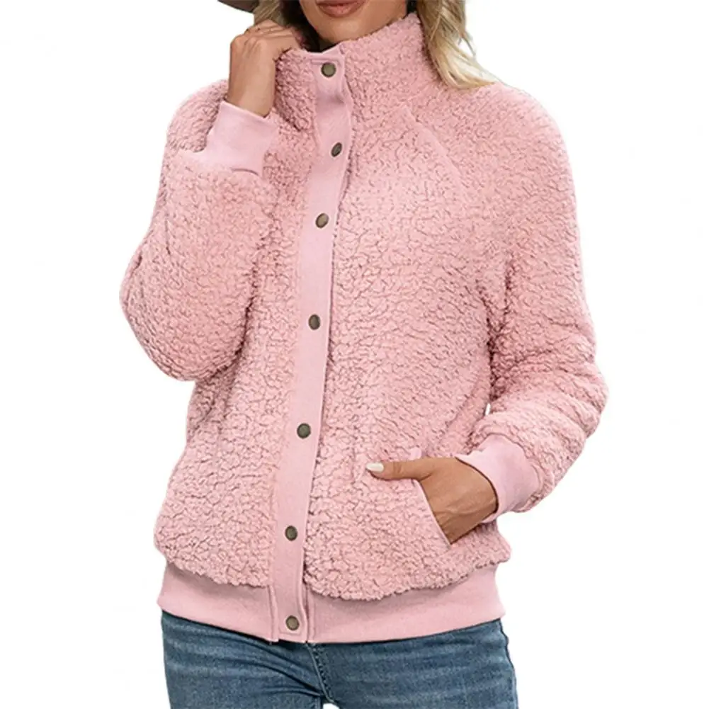 Куртка женская однобортная из искусственной овечьей шерсти, однотонная, на осень/зиму
Куртка женская однобортная из искусственной овечьей шерсти, однотонная, на осень/зиму