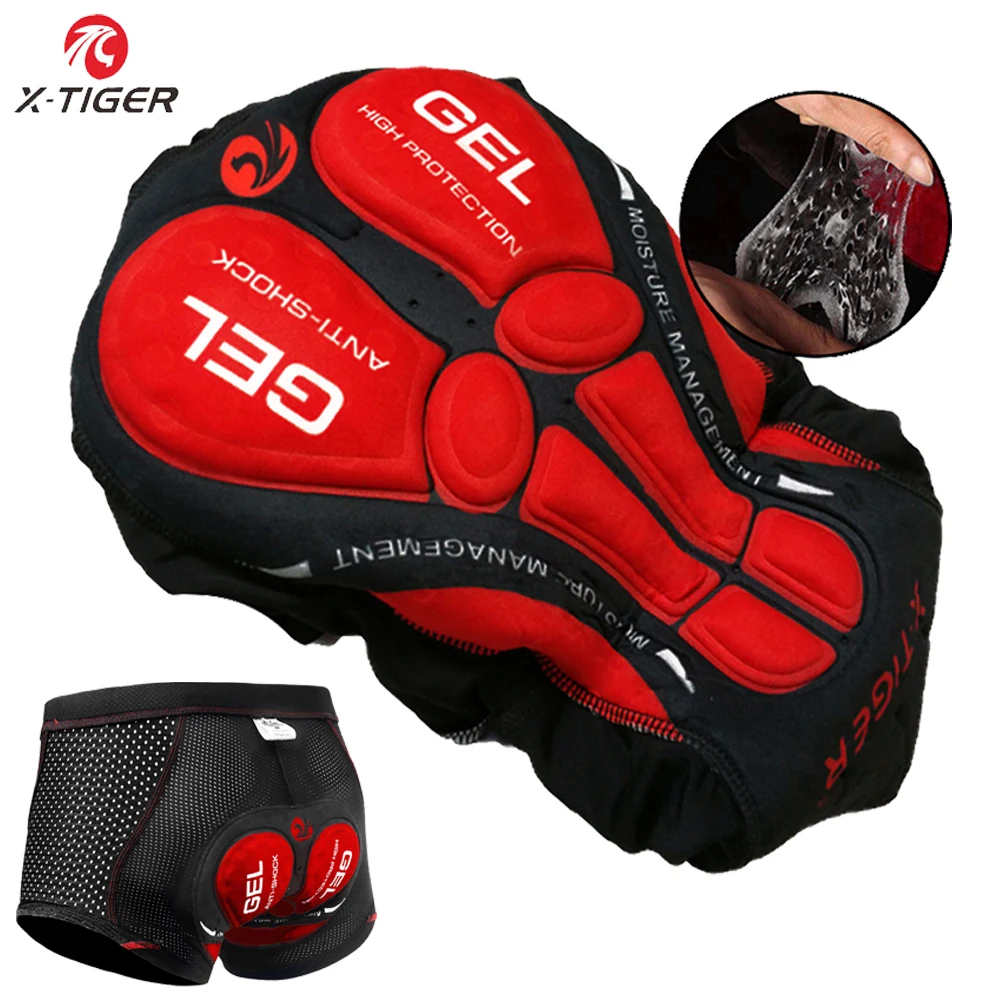 X Tiger велосипедное Нижнее белье Pro 5D гелевые подушечки противоударные