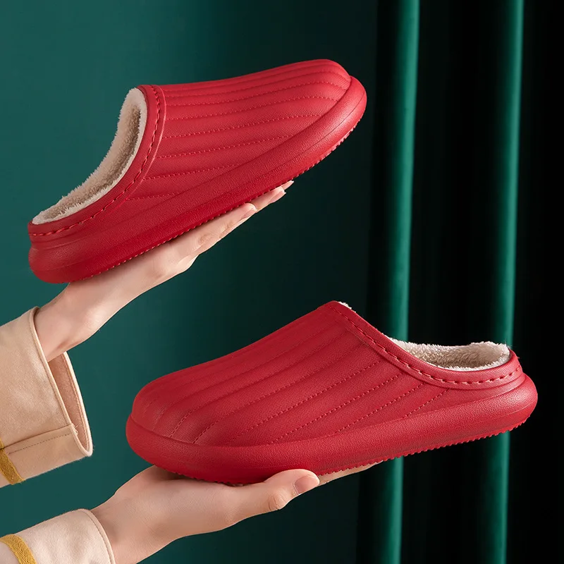 2021 New Winter Warm Plush Cotton Slippers Women Non Slip Waterproof Home Slides Woman Thick Sole Soft Indoor Couples Shoes
2021 New Winter Warm Plush Cotton Slippers Women Non Slip Waterproof Home Slides Woman Thick Sole Soft Indoor Couples Shoes