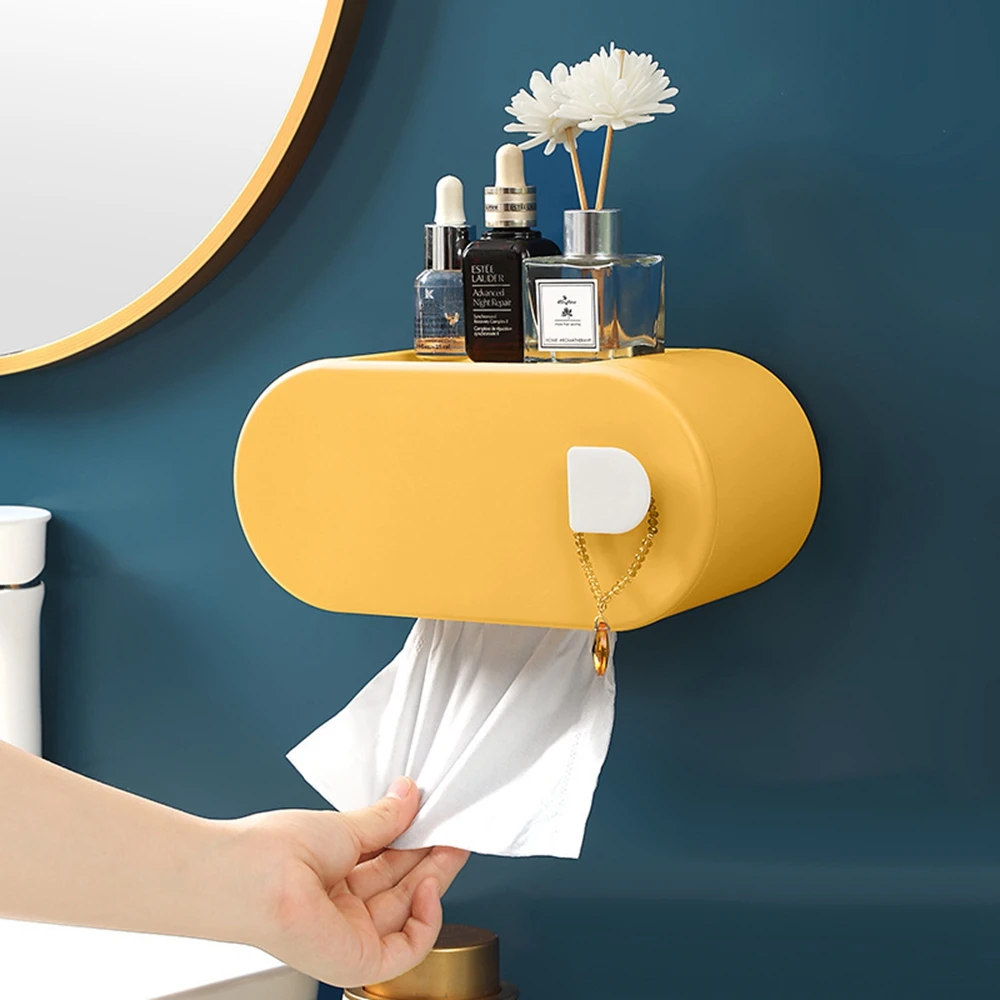 Wall-mounted Home Living Room Creative Free Punching Tissue Box Kitchen Toilet Storage Box Stickers Wall Pumping Tray
Wall-mounted Home Living Room Creative Free Punching Tissue Box Kitchen Toilet Storage Box Stickers Wall Pumping Tray