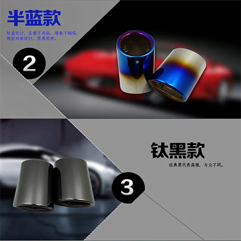 Accessories 2pcs Tail Muffler Exhaust Rear Pipe Tip For BMW 5 Series 528i 530i 535d 535i F10 F18
Accessories 2pcs Tail Muffler Exhaust Rear Pipe Tip For BMW 5 Series 528i 530i 535d 535i F10 F18