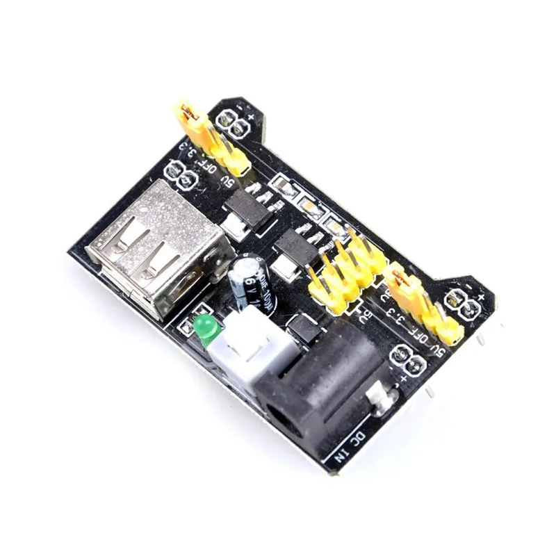 Макетная плата MB102 силовой модуль для Arduino набор из 65-ти соединительных кабелей